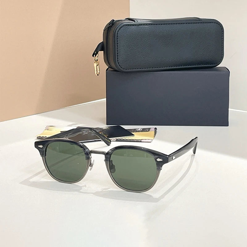 The Iconoclast | Timeless Luxury Oval Acetate Sunglasses