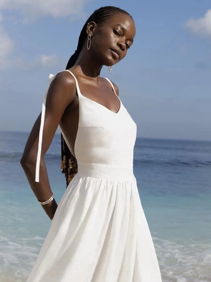 Sunset Solstice Cotton Maxi Dress | 100% Cotton
