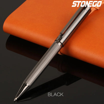 Elevate Every Signature: The STONEGO Executive Crest Rollerball Pen