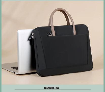 The Essentialist Commute: Laptop Sleeve & Briefcase Tote