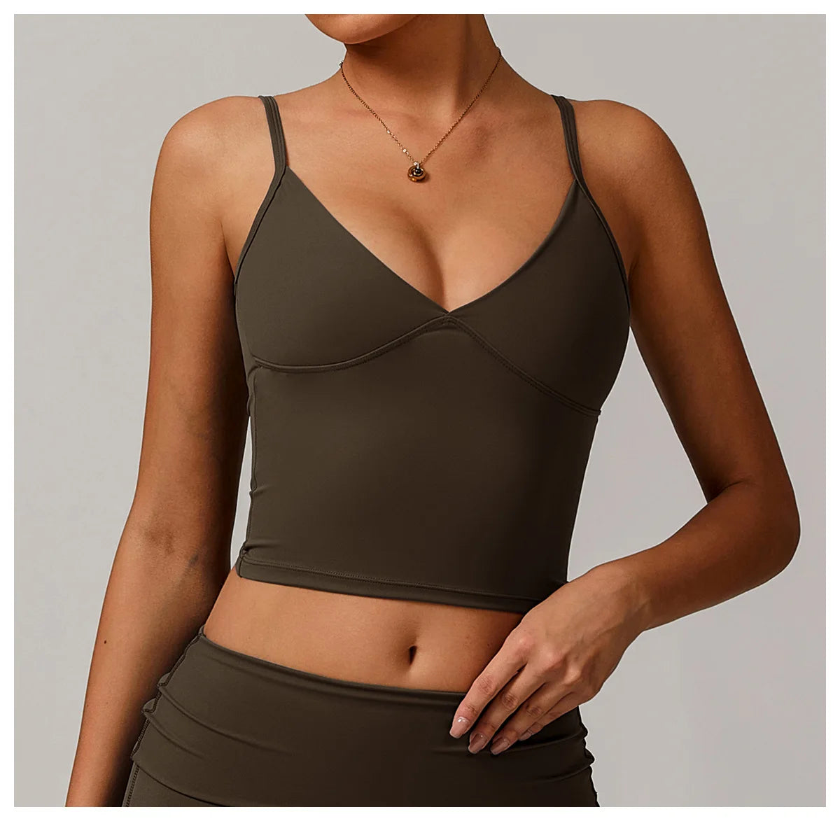 Women's V-Neck Gym Yoga Vest