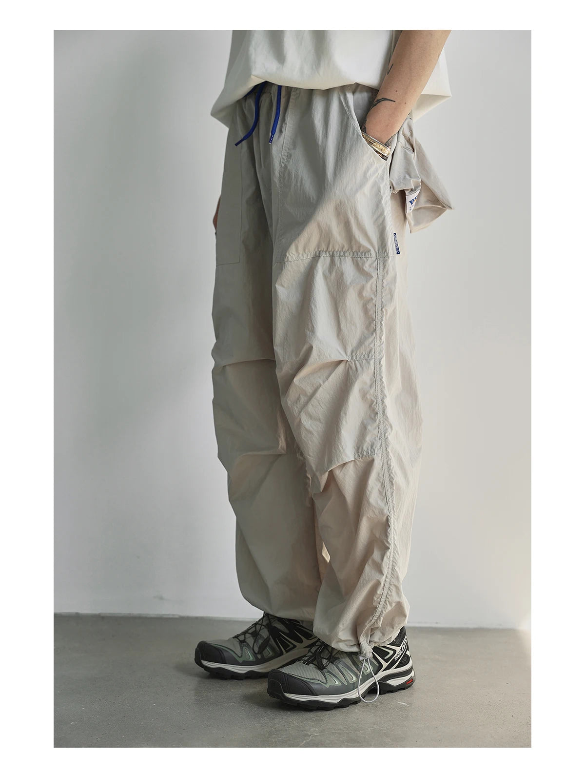 Men's The Summit Outdoor Trouser: Nylon Wide-Leg Utility Pants