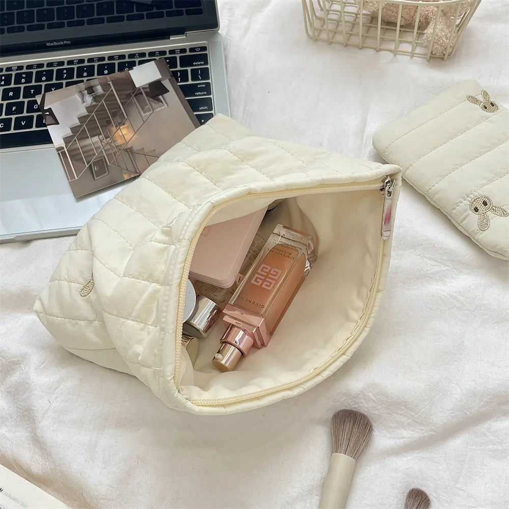 Quilted Cosmetic Bag