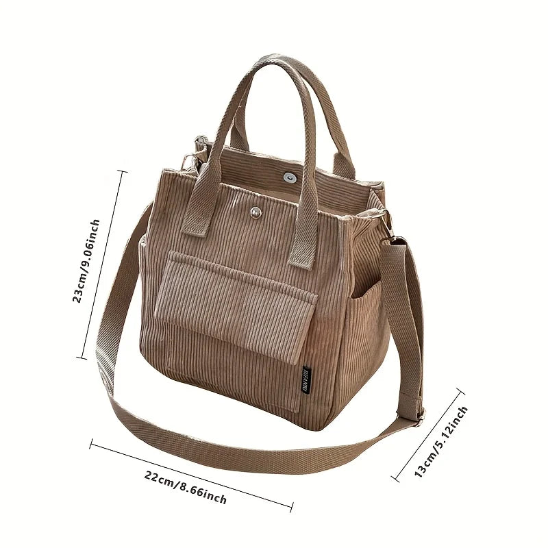 Corduroy Fashion Bag