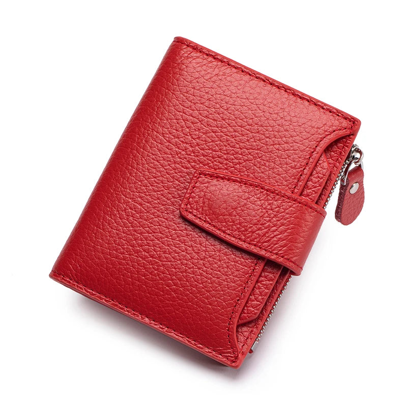 Women's Existentialist Compact RFID Wallet  | Top Grain Leather