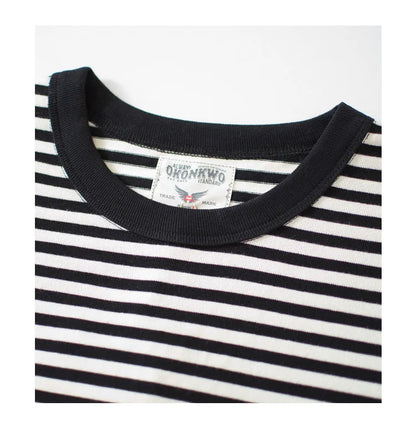 The Mariner Heavyweight Men's Authentic Nautical Sailor Stripe T-Shirt