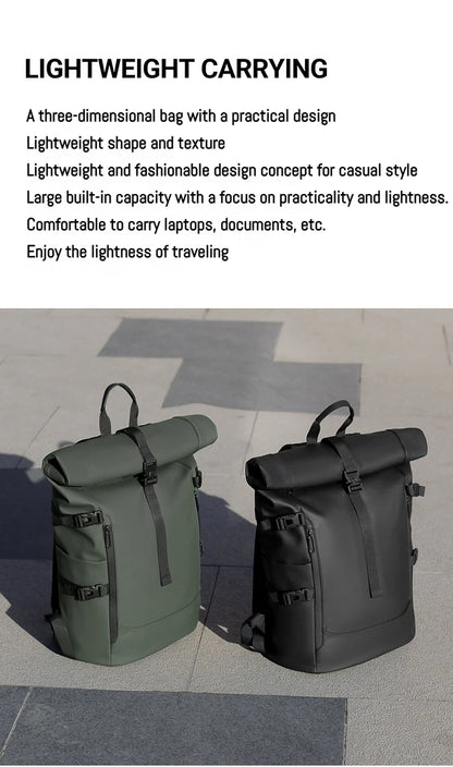 Unisex Urban Nomad Roll-Top Backpack