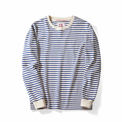 Originals 300g Heavyweight crew neck striped sweatshirt