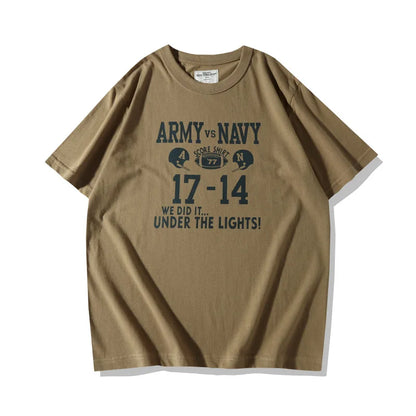 OKONKWO "Army vs Navy 1977" Heavyweight 210gsm Vintage Graphic Tee | ATELIER 77