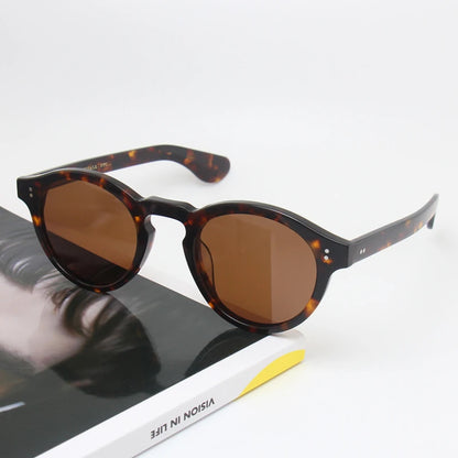 The Archive Circle: Sculpted Acetate Polarised Sunglasses