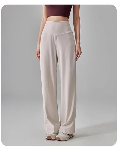 Women's High-Waist Yoga Pilates Workout Pants | Stretch Knit Yoga & Leisure Pants