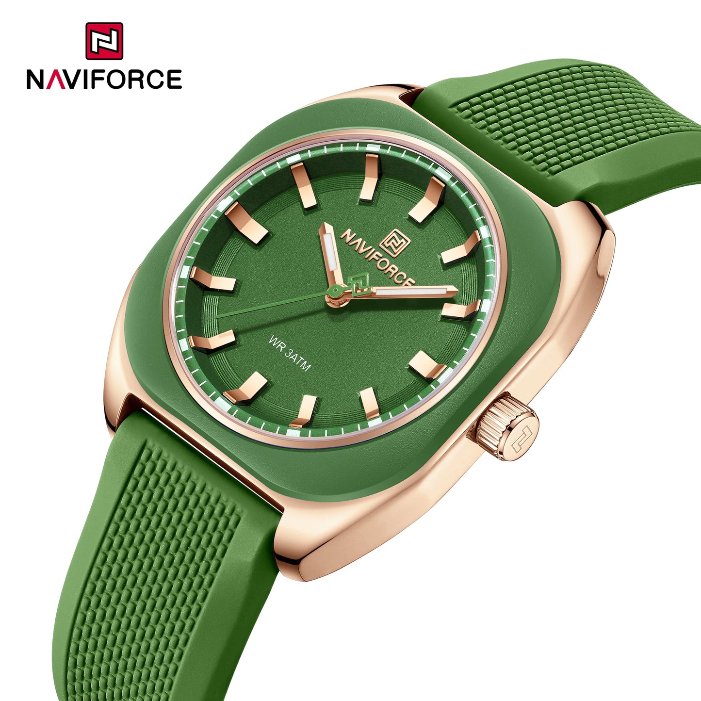 The Naviforce Polygon Women's Watch: Sculpted Simplicity for the Modern Wardrobe