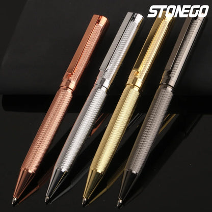 Elevate Every Signature: The STONEGO Executive Crest Rollerball Pen