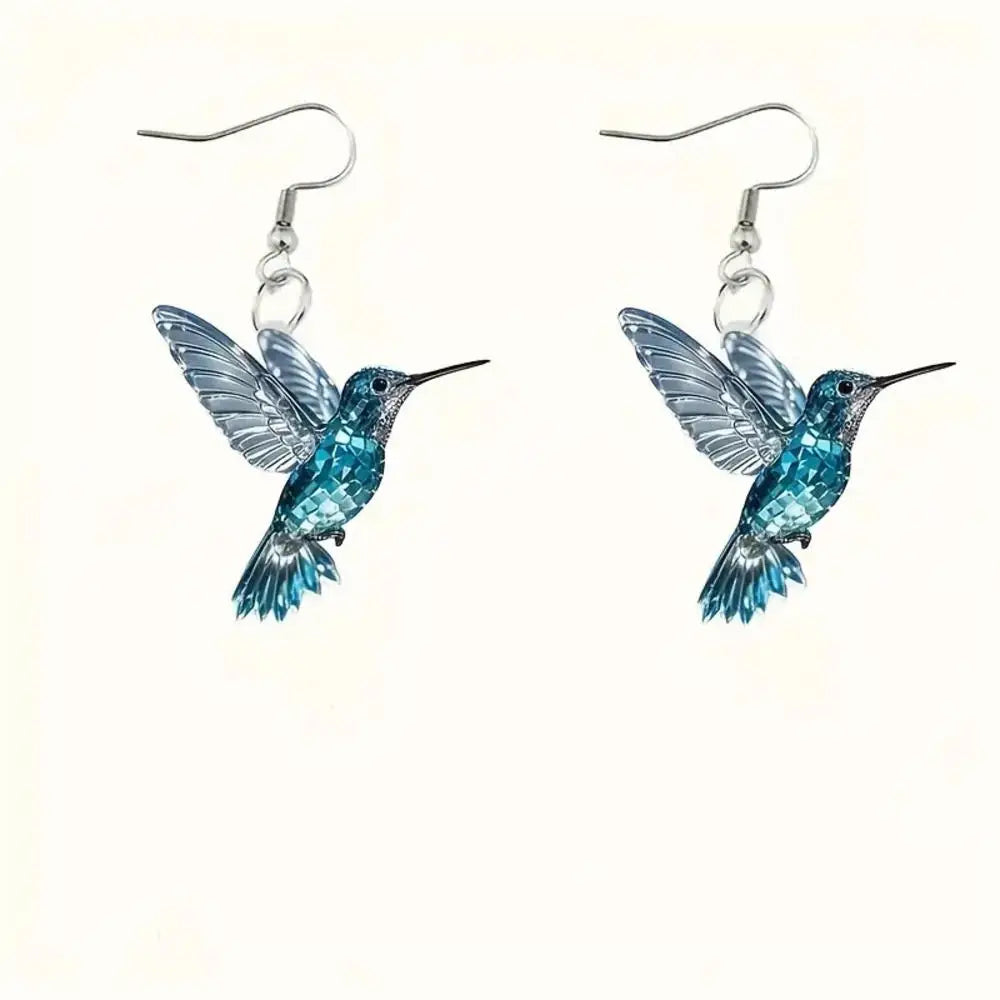 Hummingbird Tassel Earring