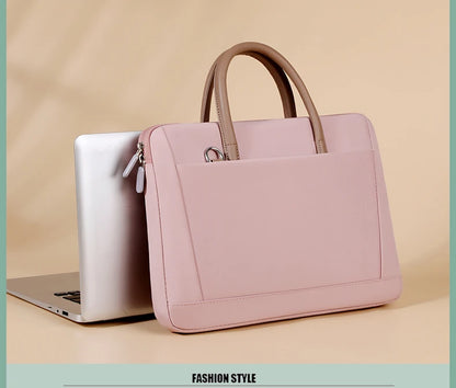 The Essentialist Commute: Laptop Sleeve & Briefcase Tote