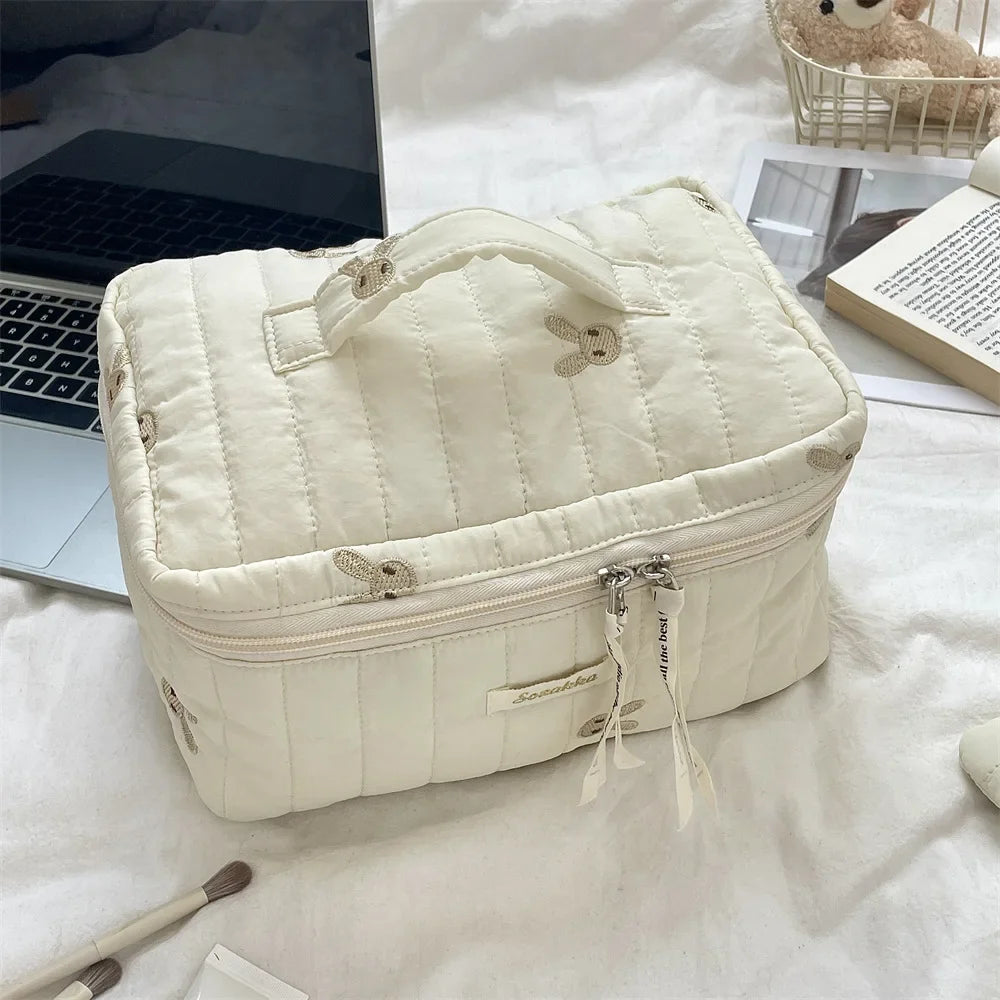 Quilted Cosmetic Bag
