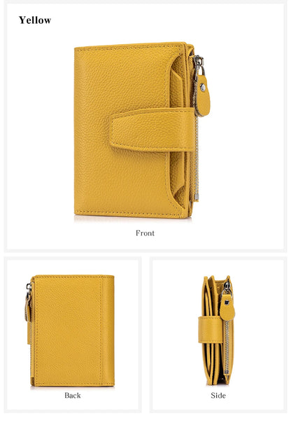 Women's Existentialist Compact RFID Wallet  | Top Grain Leather