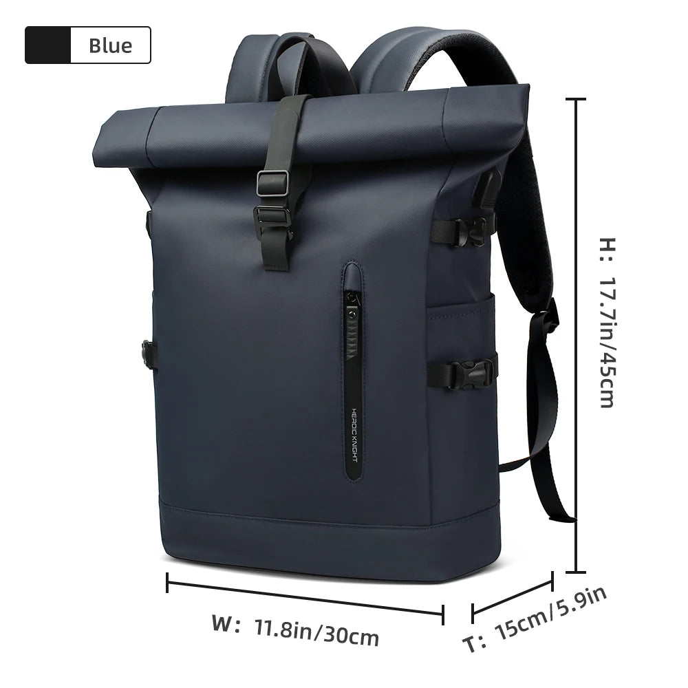 The Vanguard Rolltop Backpack: Where Urban Utility Meets Sculpted Minimalism