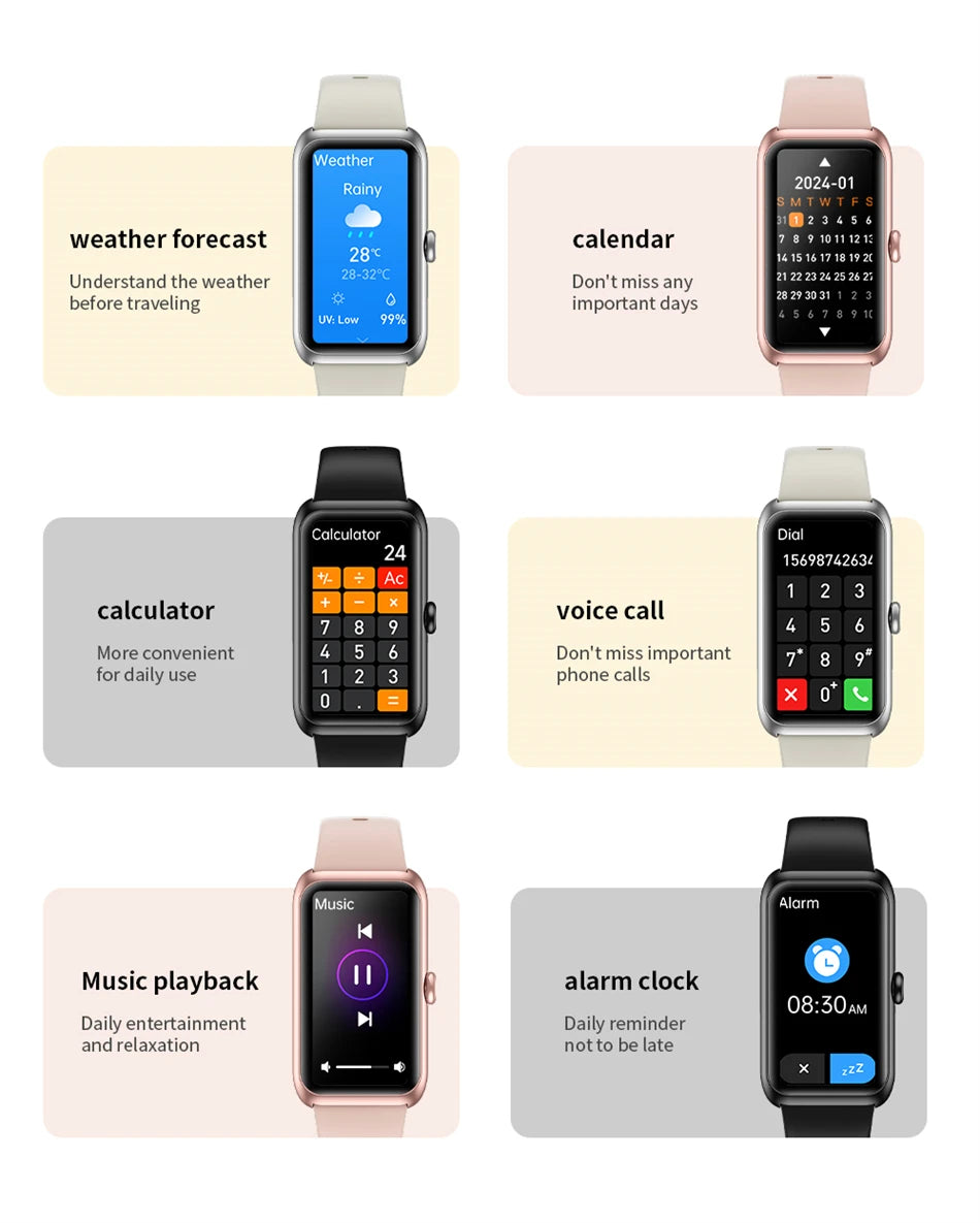 LIGE Horizon Women's Smart Watch & Fitness Tracker