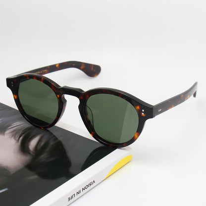 The Archive Circle: Sculpted Acetate Polarised Sunglasses