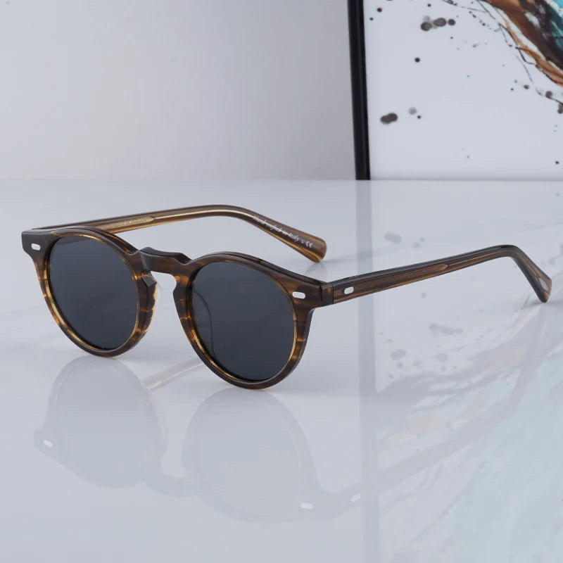 Originals OVAL Handmade Polarized Sunglasses | Man Women Time-less Classic