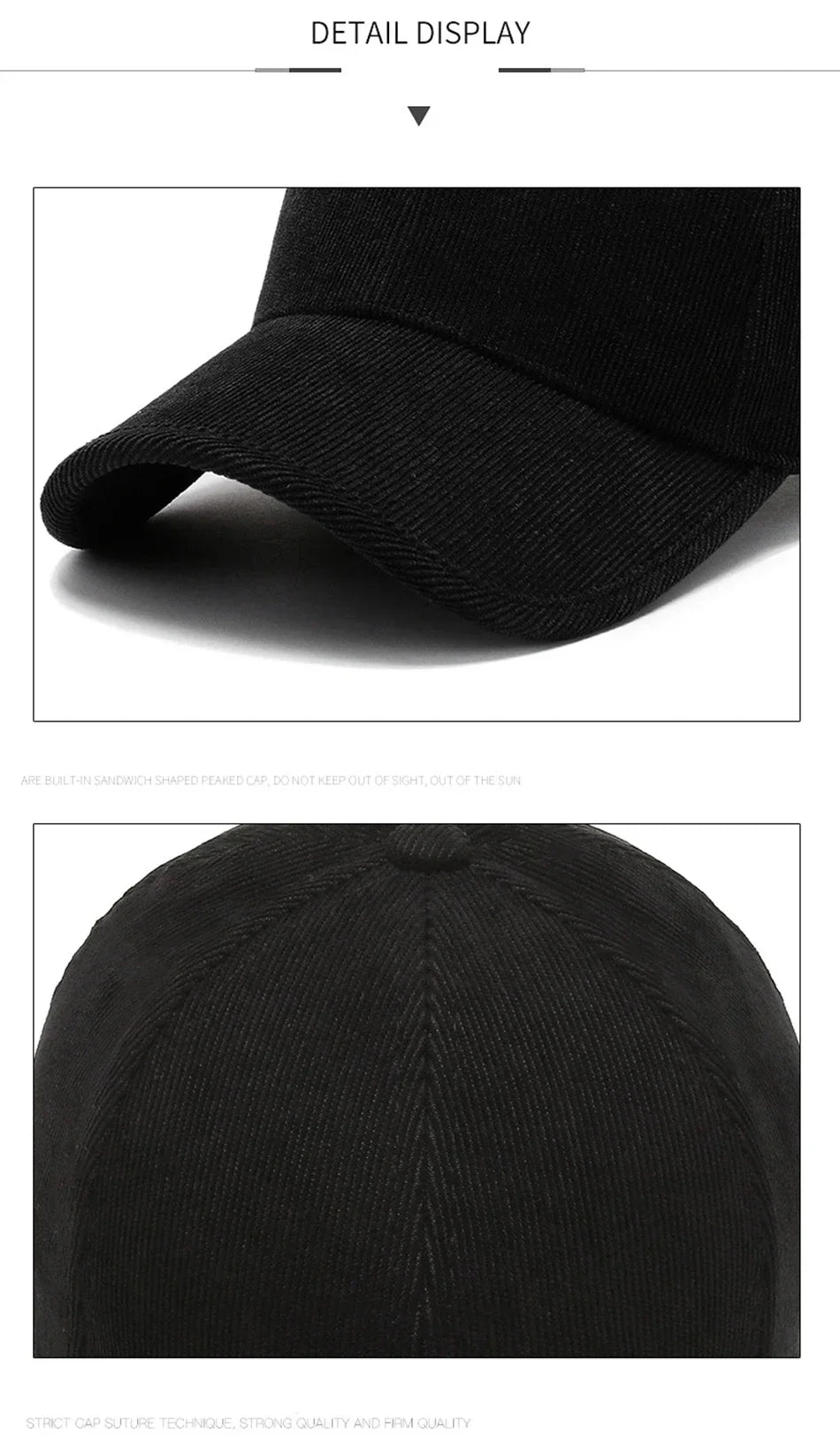 The Corduroy Cap | Trendy Winter Baseball Hats for Men & Women