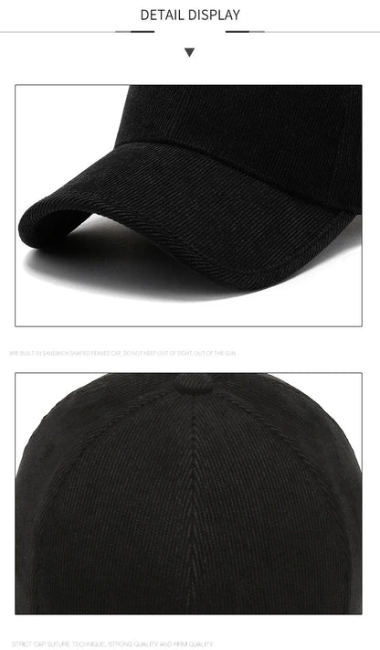 The Corduroy Cap | Trendy Winter Baseball Hats for Men & Women