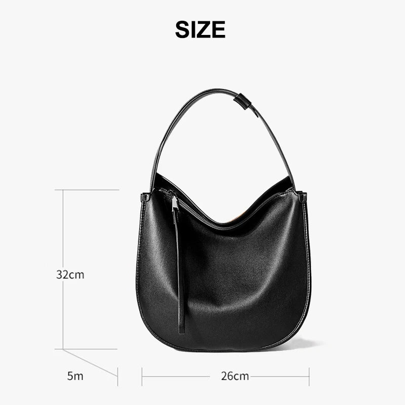 The Muse Hobo | Grain Leather Women Crossbody Hand Bag