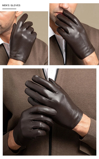Men's Genuine Leather Gloves for Men