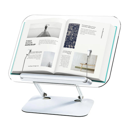 Elevate Your View: The 360° Desktop Curator Book | iPad | Tablet | Laptop Stand