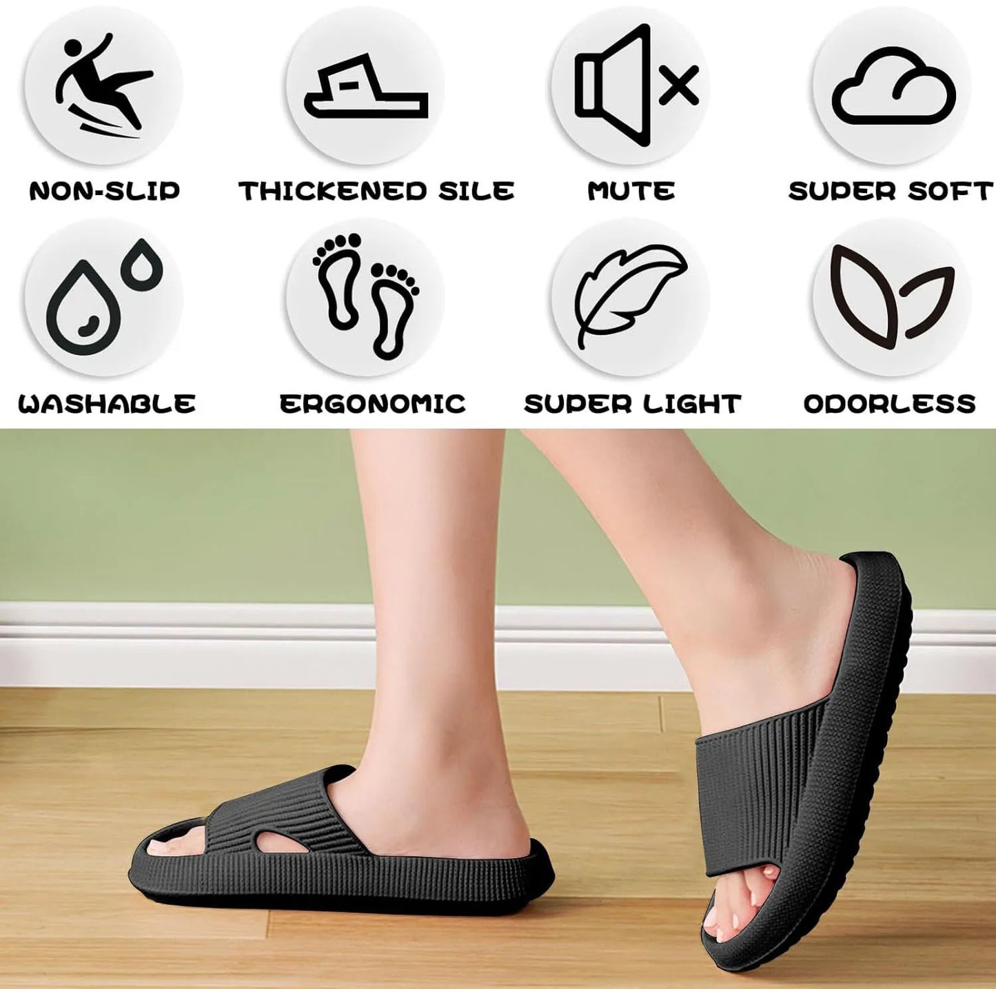 Unisex Cloud-Comfort Sliders