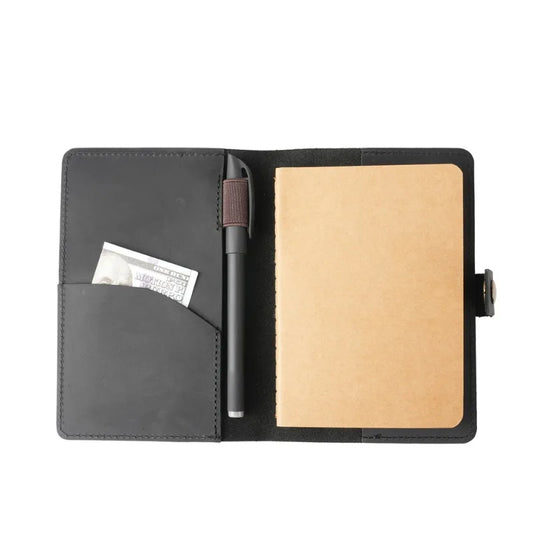 The Nomad’s Daily Anchor | Genuine Leather Pocket Journal Cover