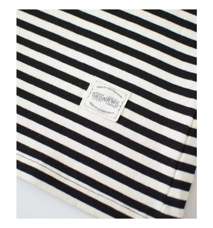 The Mariner Heavyweight Men's Authentic Nautical Sailor Stripe T-Shirt