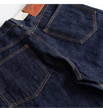 The 'Selvedge Sentinel' Men's Authentic American RED Selvage Denim | Straight Leg