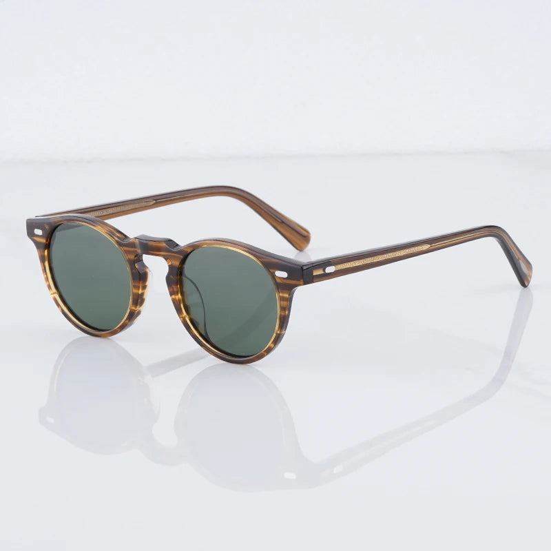 Originals OVAL Handmade Polarized Sunglasses | Man Women Time-less Classic