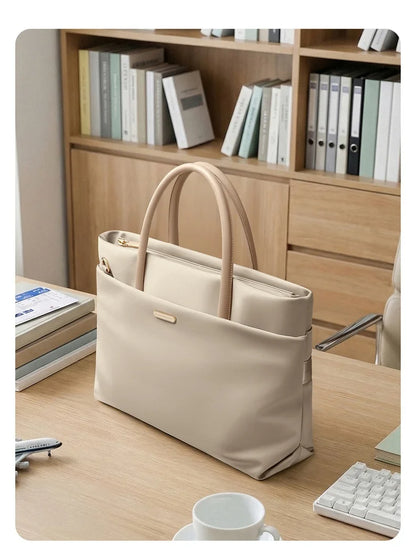 The Brutalist Carryall: 15-Inch Waterproof Nylon Executive Tote | GOLF