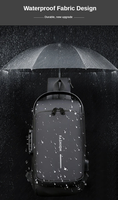 Men's Anti Theft Crossbody Bag