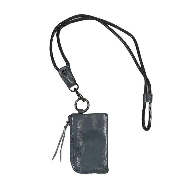 Unisex Genuine Leather Coin Purse