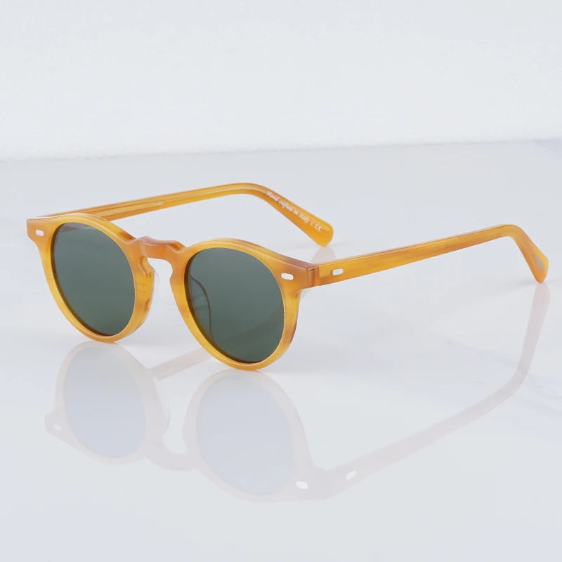 Originals OVAL Handmade Polarized Sunglasses | Man Women Time-less Classic