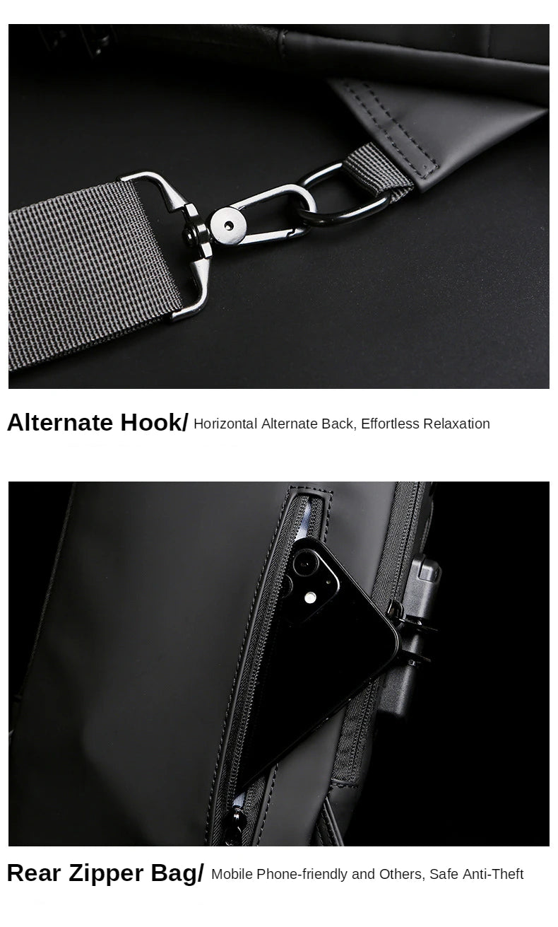 Men's Anti Theft Crossbody Bag