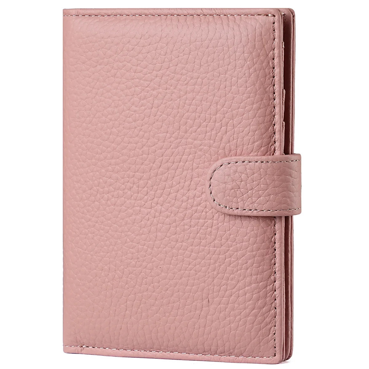 The Jetset Nomad: Pebbled Leather RFID Passport & Travel Wallet