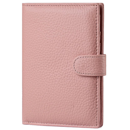 The Jetset Nomad: Pebbled Leather RFID Passport & Travel Wallet