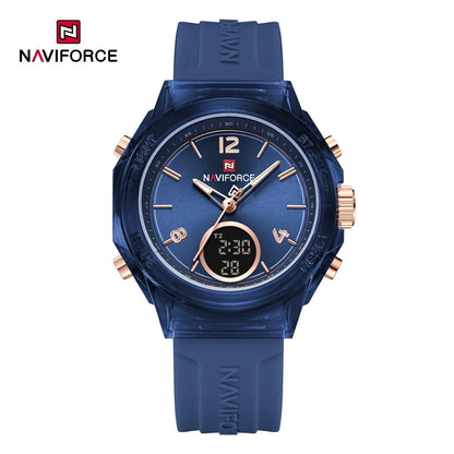 The Navigator: Women's Multifunctional Dual-Time Sport-Chic Quartz Movement Wristwatch