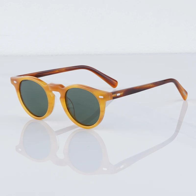 Originals OVAL Handmade Polarized Sunglasses | Man Women Time-less Classic