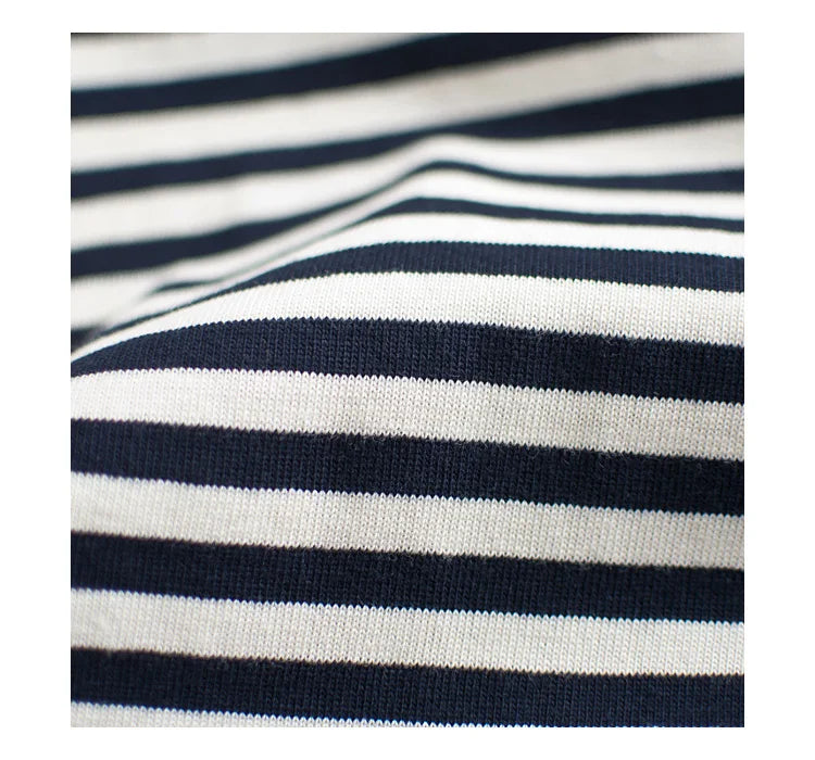 The Mariner Heavyweight Men's Authentic Nautical Sailor Stripe T-Shirt