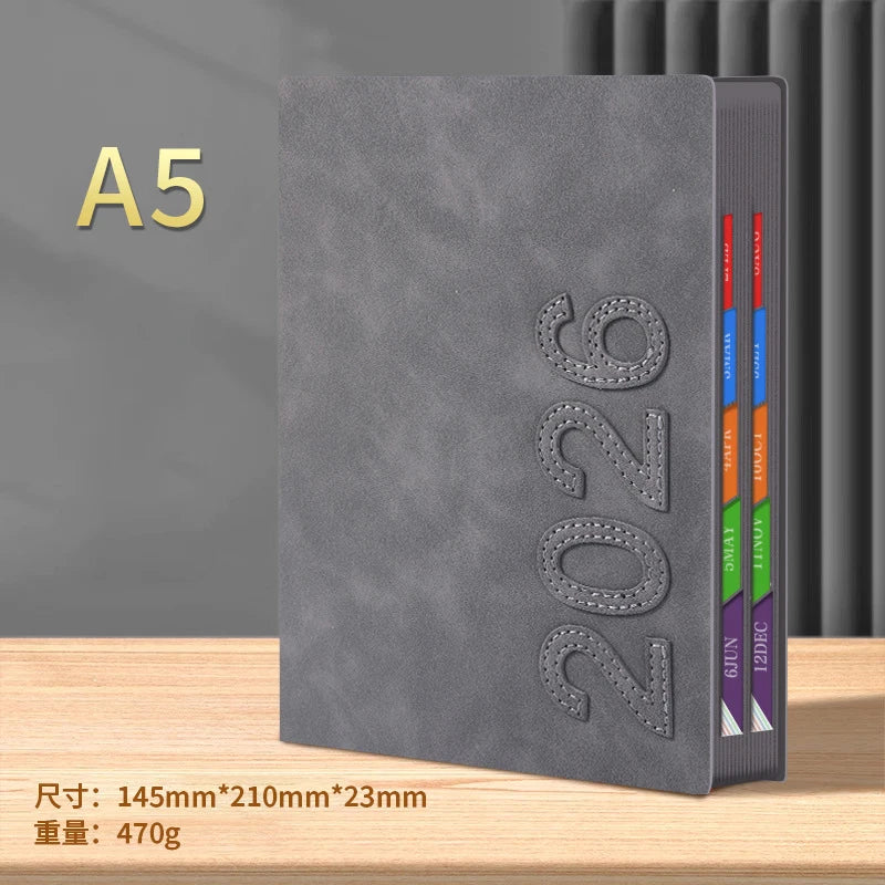 2026 Style Architect Diary A5 Diary 400 Pages | Schedule Planner Weekly Plan Journal