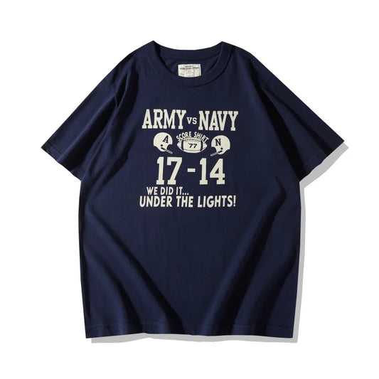 OKONKWO "Army vs Navy 1977" Heavyweight 210gsm Vintage Graphic Tee | ATELIER 77