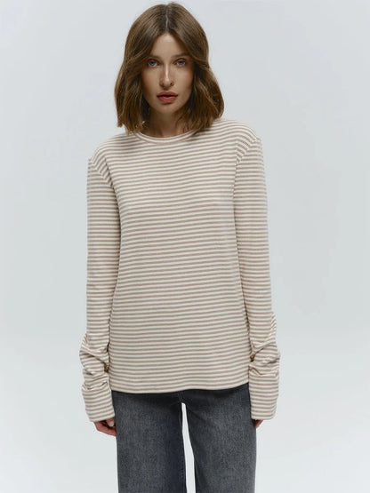 Effortless Chic: The Ultimate Monday-to-Sunday Striped Long Sleeve