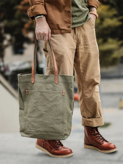 Heritage Canvas Tote: The Navigator