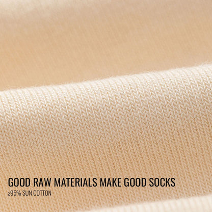 MiiOW Pure Cotton Crew Socks (5 Pairs)